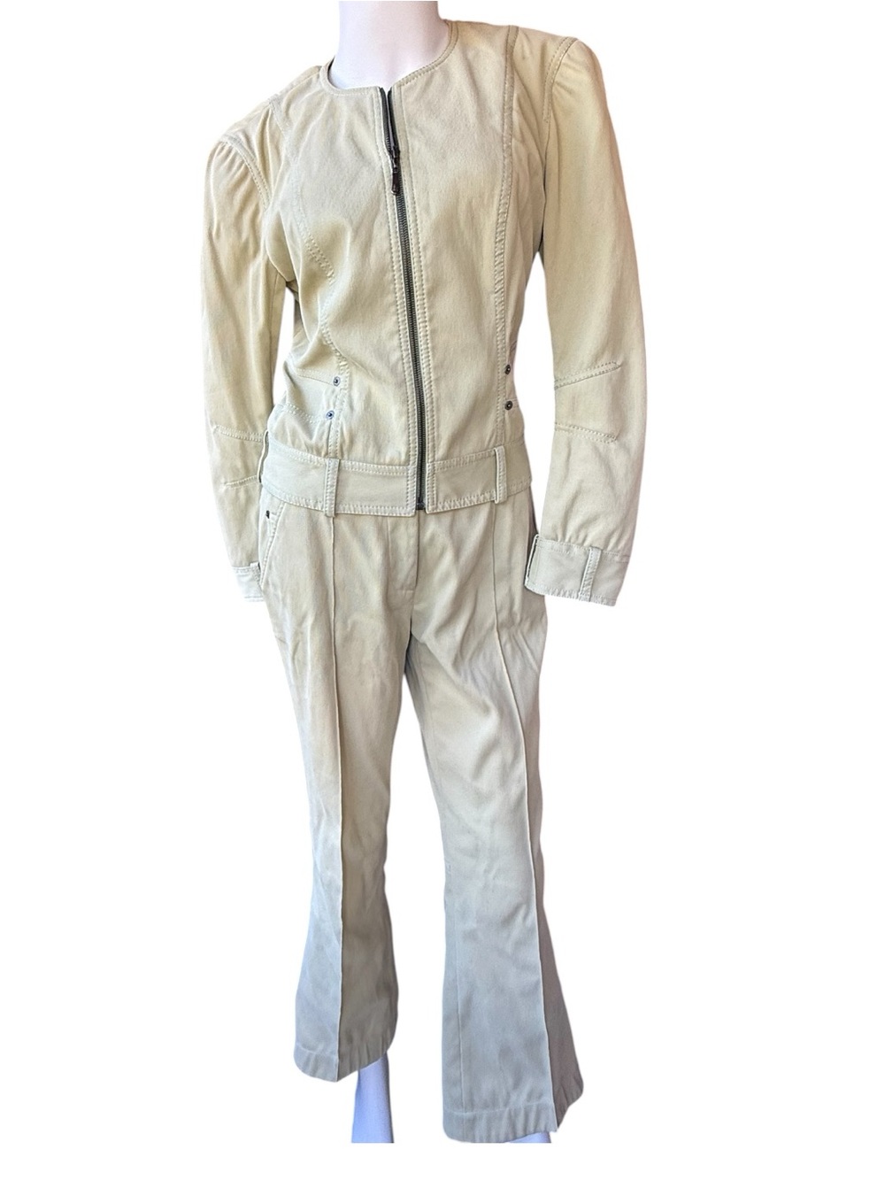 Vintage 90’s JOHN GALLIANO 2 piece Jacket & pants set sz 4